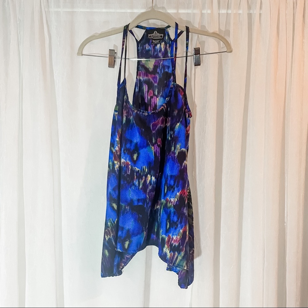 Multi-colored Sleeveless Top Small